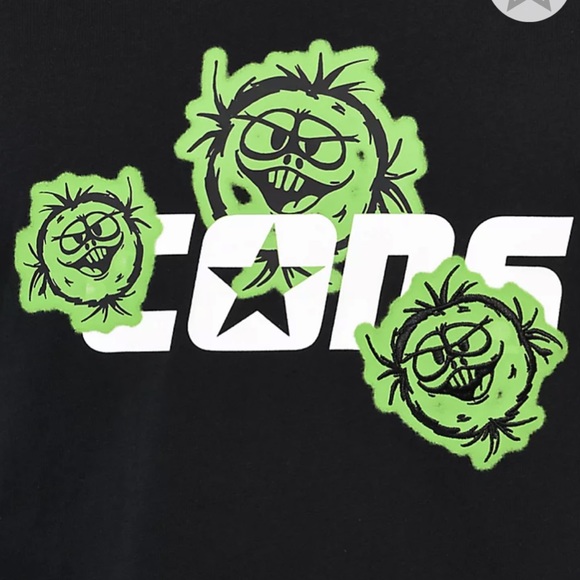 Converse 2000s Black T-Shirt With Embroidered Design 100% Cotton NWT Sz. Medium - Picture 3 of 9